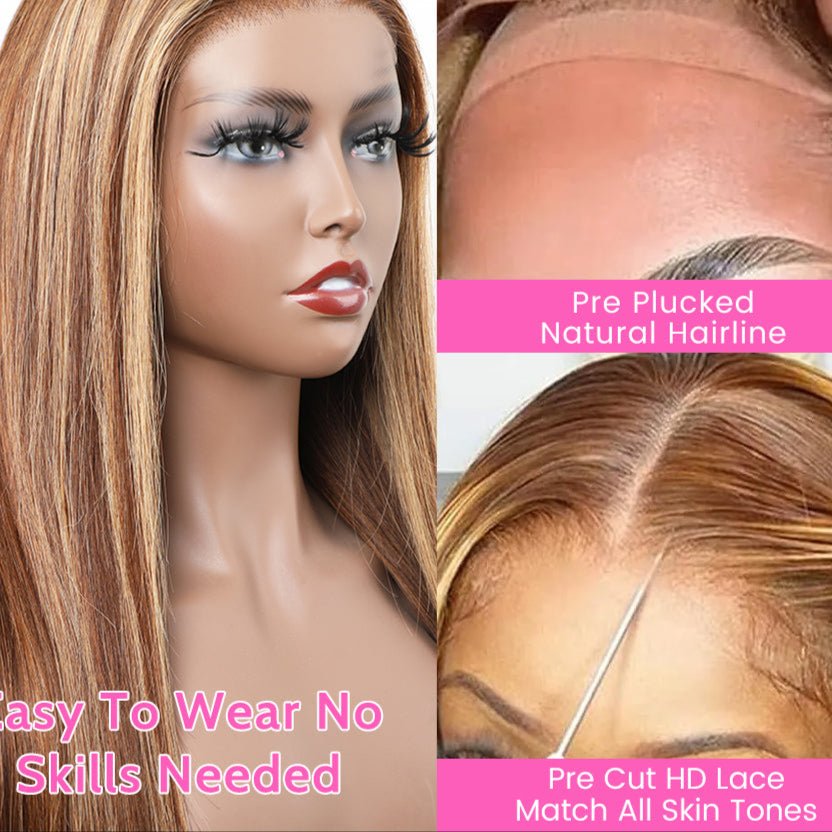 Wear & Go Glueless HD Lace Wig – No Adhesive, Just Perfection - HalleBeauty